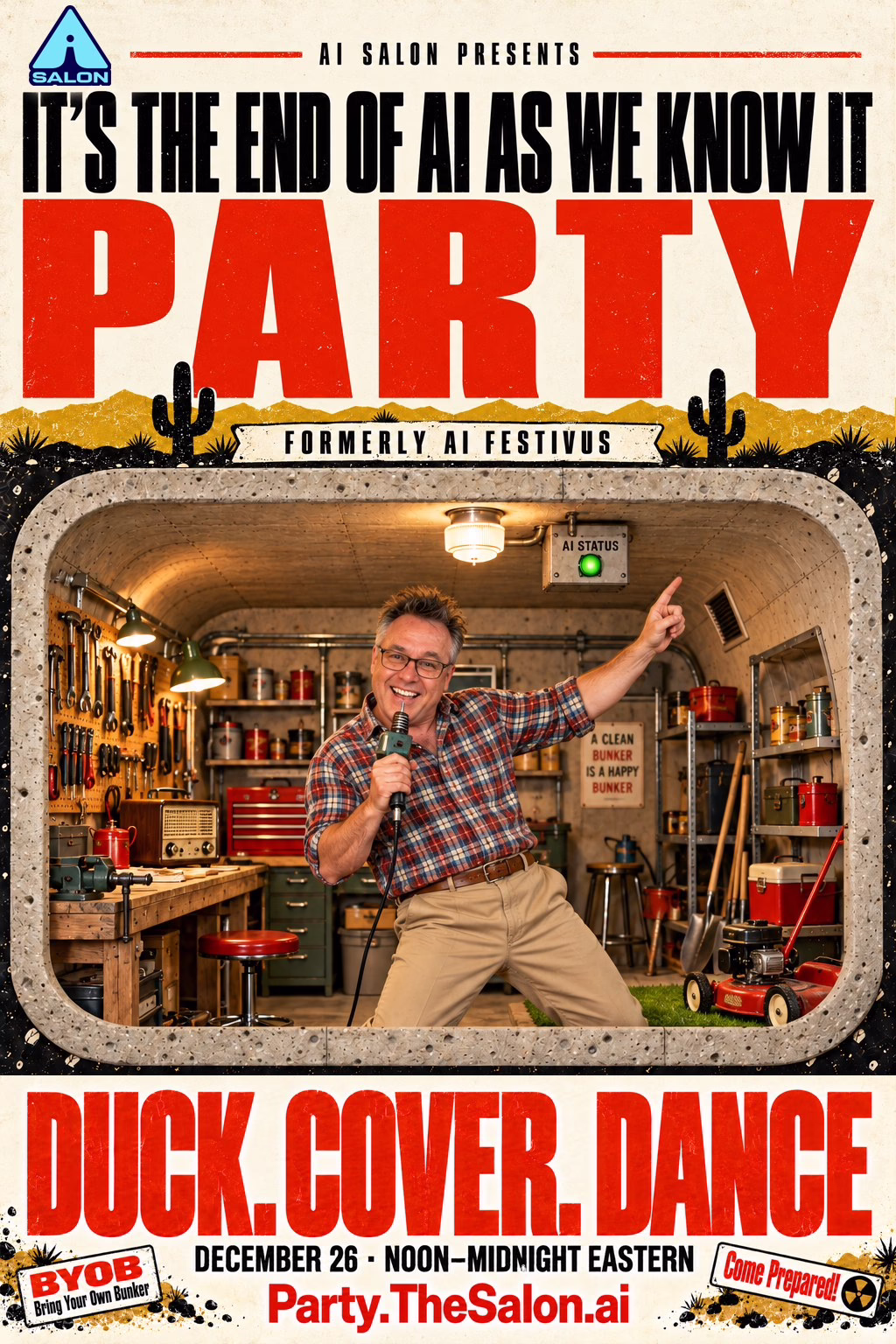 Duck. Cover. Dance. poster